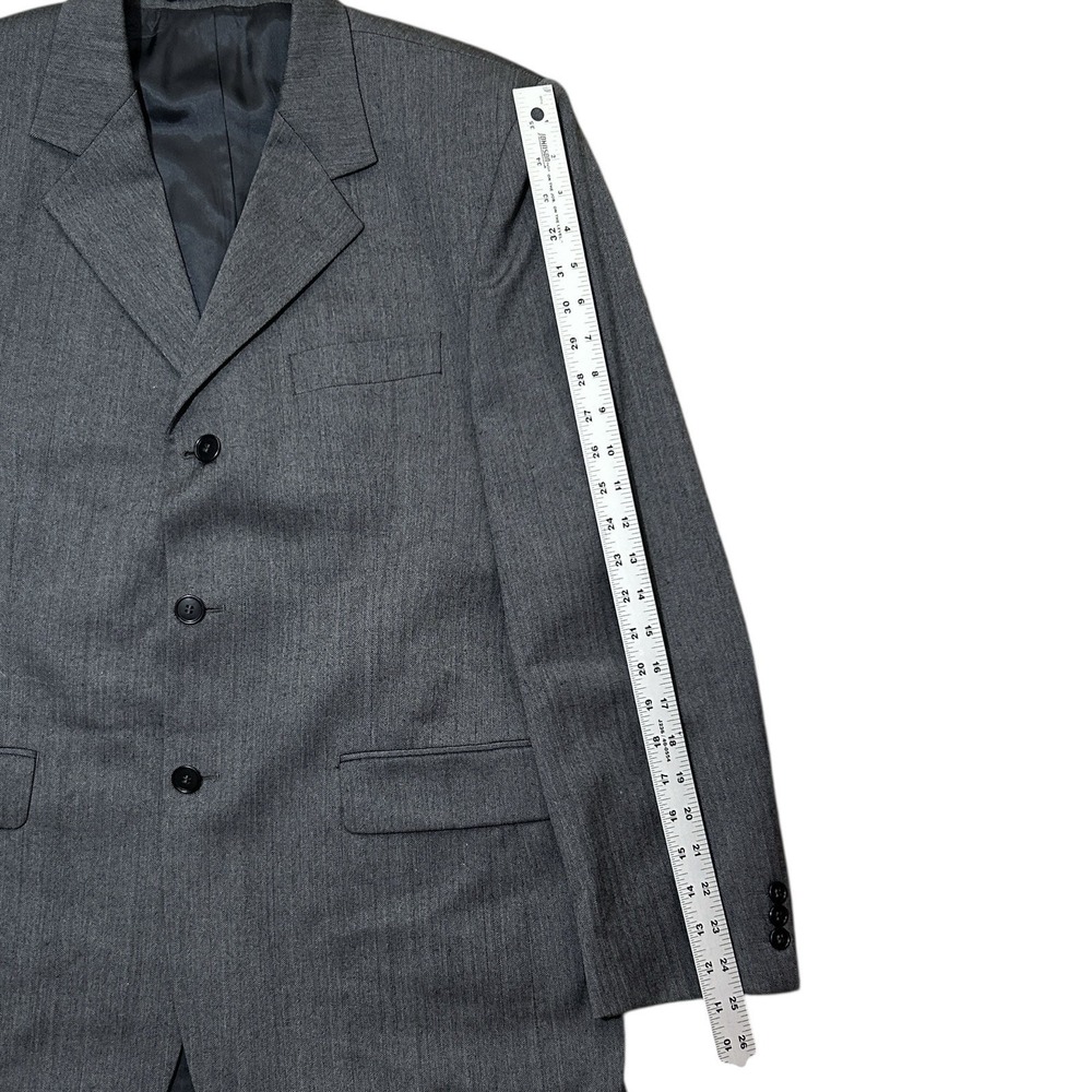 ALEXANDRE LONDON Savile Row Gray Blazer Business Jacket Pure Wool US 40R / EU50 - Picture 3 of 11